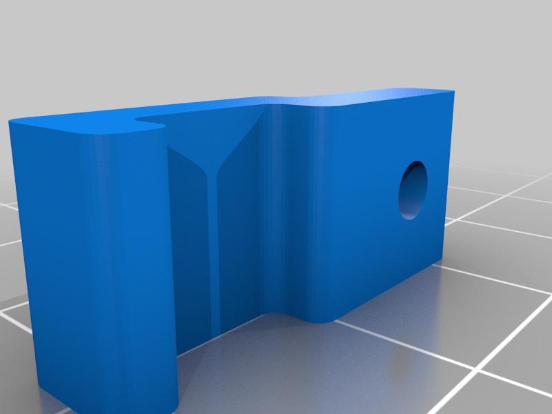 Speaker cable clip for 2x1.5²