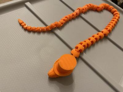 Snake with Scales and a Top Hat