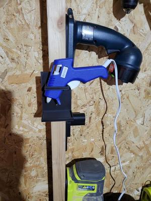 Hot Glue Gun wall mount