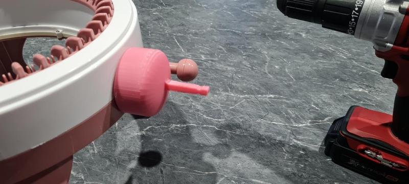 knitting machine turner w/ shaft