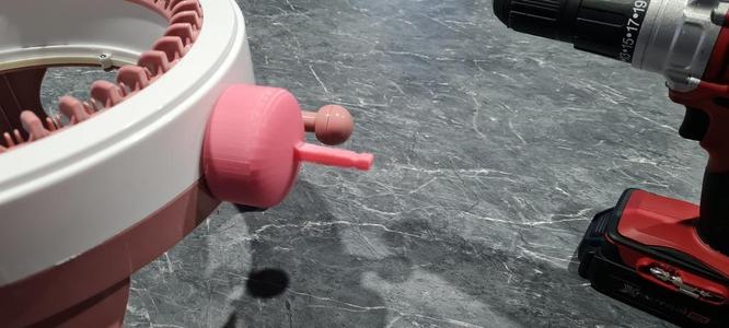 knitting machine turner w/ shaft