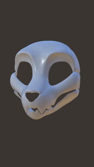 Toony Kemono Skull Dog