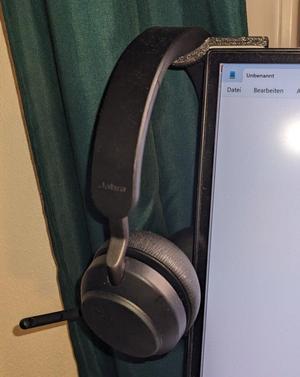 Jabra Evolve 65 Headset Holder for monitors