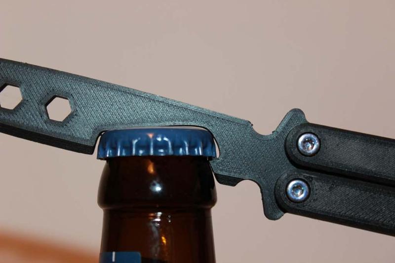 Balisong Bottle Opener