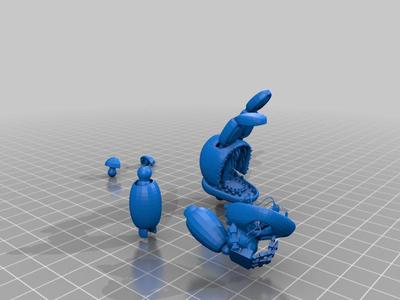 Articulated Withered Bonnie Five Nights at Freddy’s fnaf