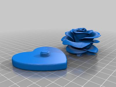 Rose and base