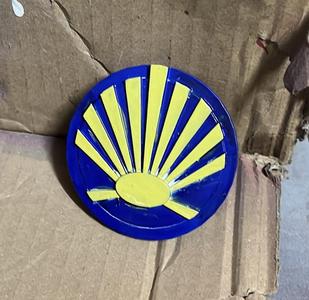 Camino de Santiago Concha Bike Plaque