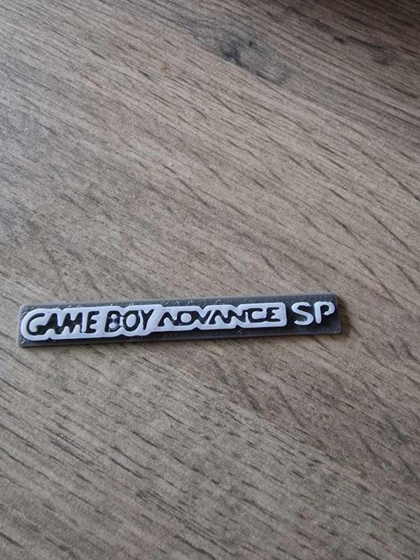 Gameboy Advance SP Logo for stand