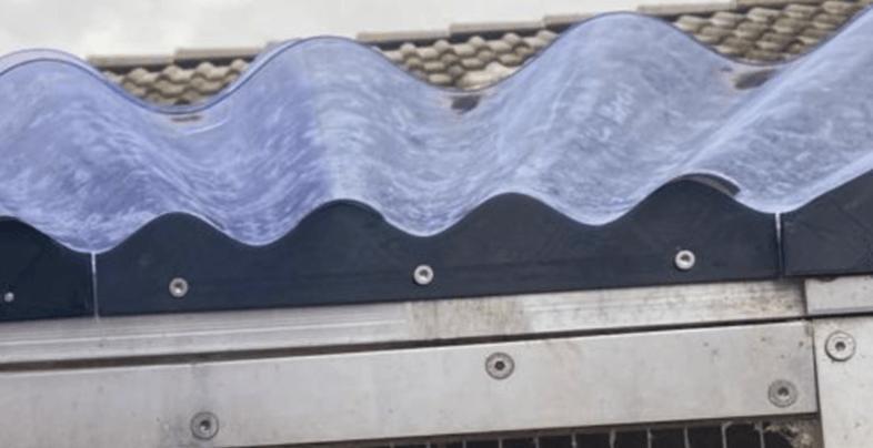 Endplate for Plastic Roof / Corrugated sheets / Wellplatten