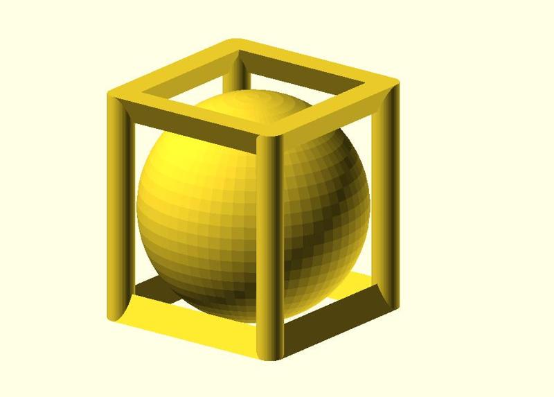 Sphere in box