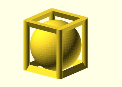 Sphere in box