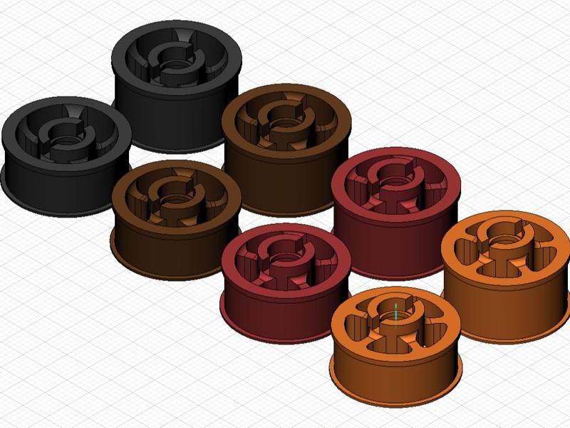 flanged discs for mini z rwd 1/28 20mm