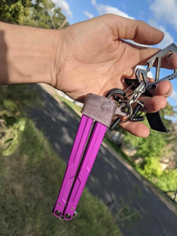 Balishoe Balisong Keychain Holder