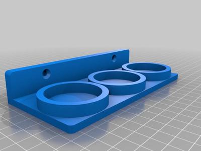 Woodturning gouge wall mount