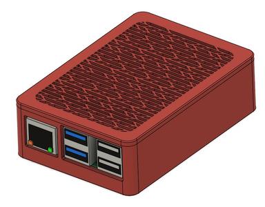 Raspberry pi 5 case - no screws required