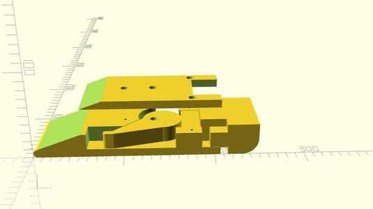 Bandschleifklotz (Schleifband 75x533) / sanding tool