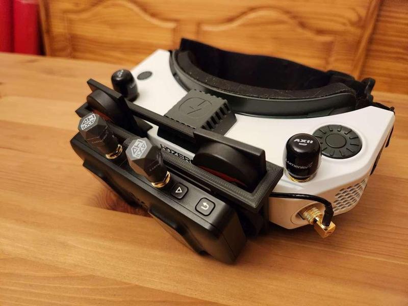 Walksnail VRX mount on X2-Airs for HDZero Goggles