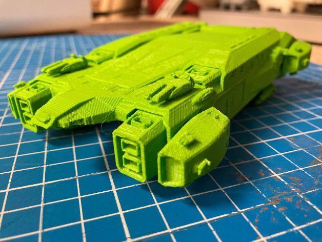 Kitbash: Final Version - Warbots/Aliens Dropship Carrier 