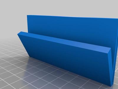 Museum exhibit card holder