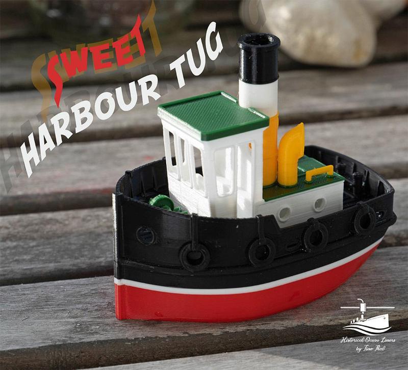 A cute little harbour tug 
