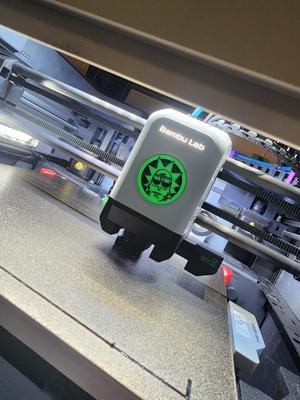 Bambu X1C cooloing fan grill Rick Sanchez