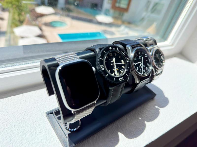 Stand 4 4 watches rings central stand w/o support