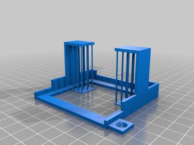 Raspberry Pi 4 Labsist wall mount with support