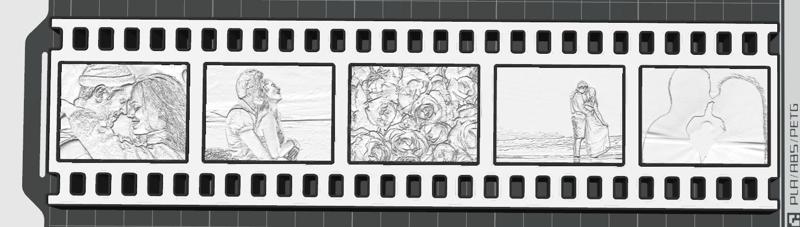 Filmstreifen Lithophane Box (ohne Bilder)