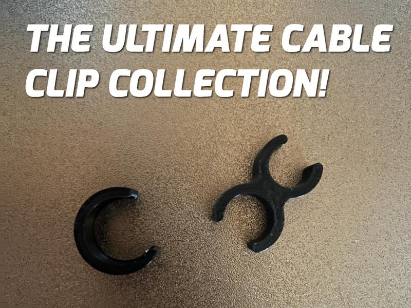 Rounded Cable Clip Collection