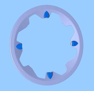 Rockrider ST100 crankset guard - protecteur pédalier