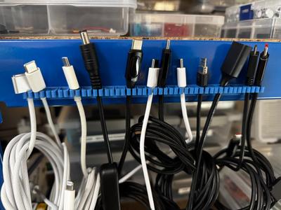 Simple USB Cable Holder