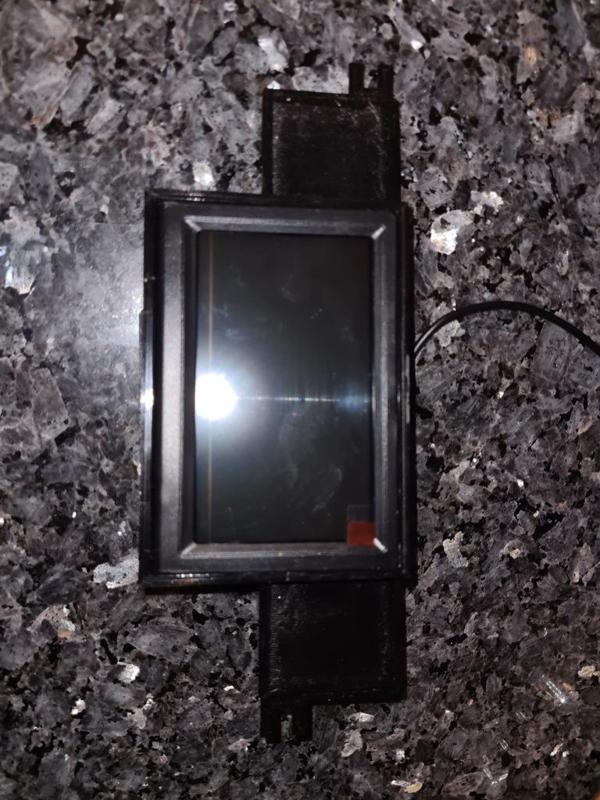 Ford Mustang 1968 center console plate with monitor