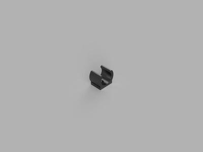 22mm Pipe clipe single center screw hole 