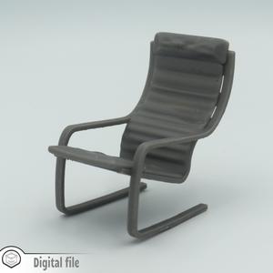 1:12 miniature Lounge chair