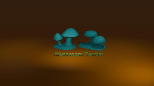 Mushroom Clusters – Modular Fantasy Terrain for Tabletop RPGs & Wargaming