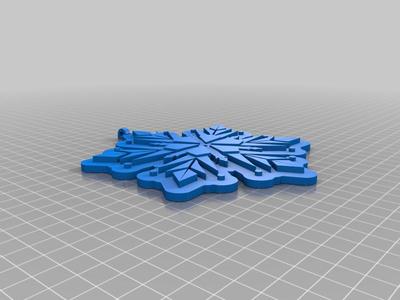 Christmas tree decoration snowflake 