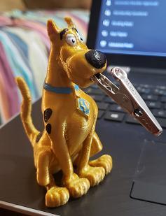 Scooby Doobie Aligator clip holder