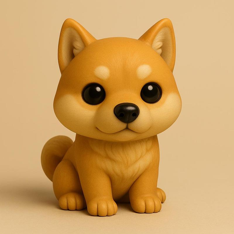 Chibi Shiba Golden Sentinel of the Free Spirit