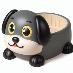 Modern Dog-Shaped Pot 3D Print – Decorative & Functional Holder, New Style Geometric Design