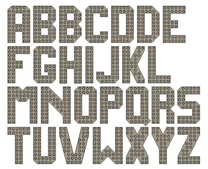 lego compatible alphabet