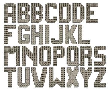 lego compatible alphabet