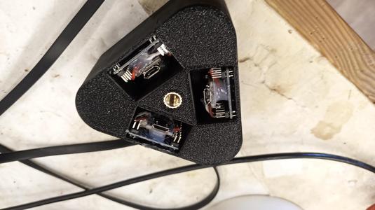 Case for 3 Core51822 BTLE modules for use with Mirage/BTLEJack