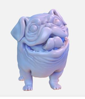 short funny bulldog