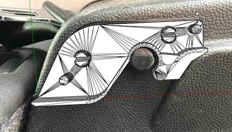 Skoda Fabia MK2 Parcel Shelf Clip Improved