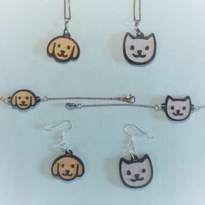 4 Necklaces, Bracelets, Earrings, Jewelry, Cats and Dogs