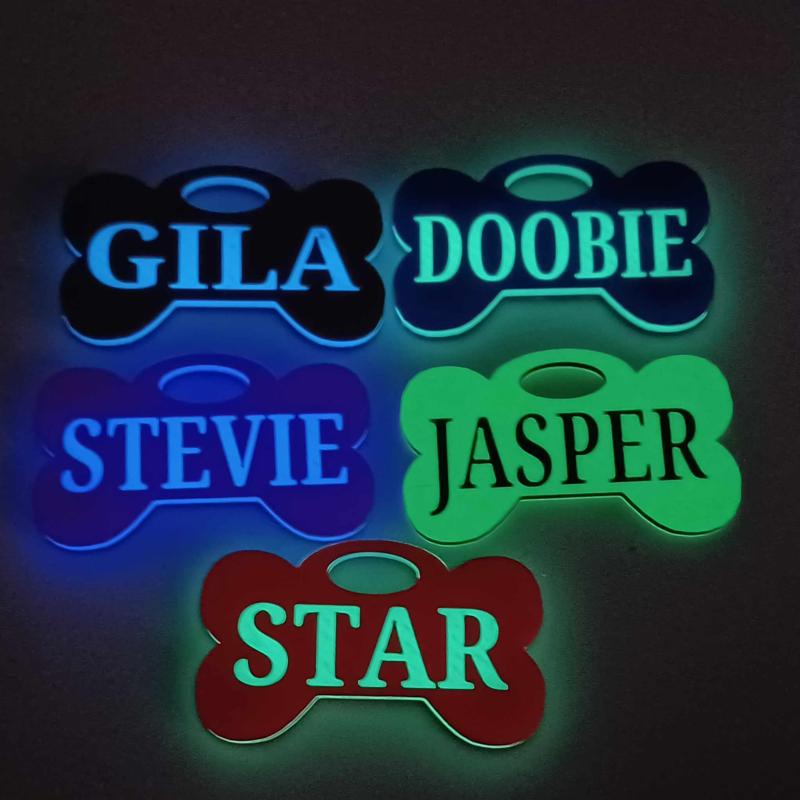 Bone Pet Tag STL & SVG