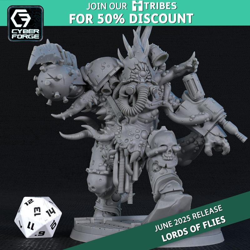 Prince of Decay - Lords of Flies - Cyber Forge Miniatures July 2025