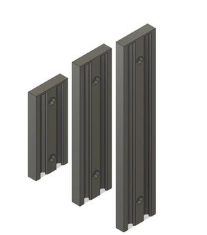 HJV V-Slot Wall Rail 40mm