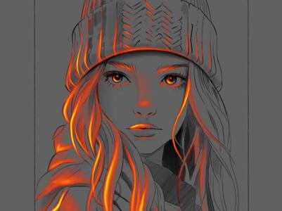 Girl on fire