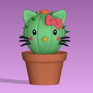 Hello Kitty Cactus | plant | desk ornament